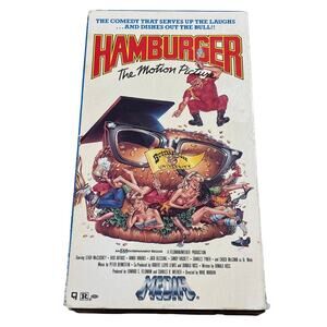Hamburger The Motion Picture VHS 1989 Teen Comedy Media Video Treasures film R